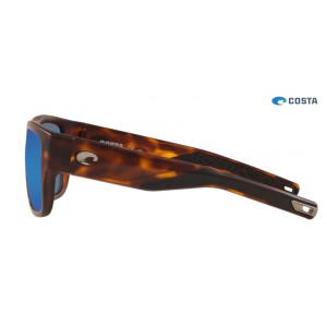 Costa Sampan Matte Tortoise frame Blue lens Sunglasses