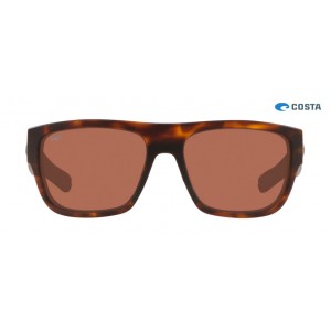 Costa Sampan Matte Tortoise frame Copper lens Sunglasses