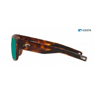 Costa Sampan Matte Tortoise frame Green lens Sunglasses