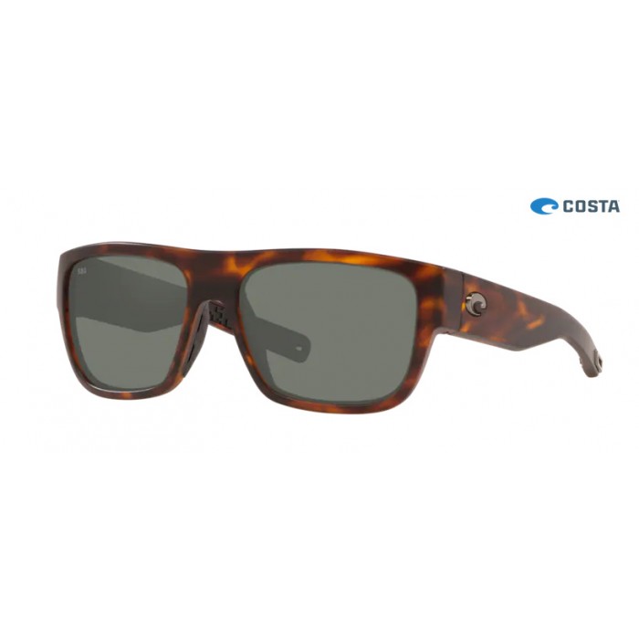 Costa Sampan Matte Tortoise frame Grey lens Sunglasses