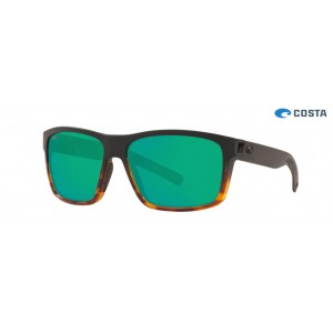 Costa Slack Tide Black/Shiny Tort frame Green lens Sunglasses