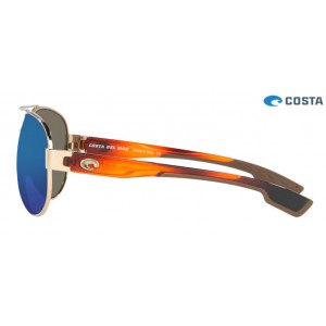 Costa South Point Rose Gold frame Blue lens Sunglasses