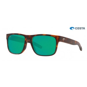 Costa Spearo Matte Tortoise frame Green lens Sunglasses