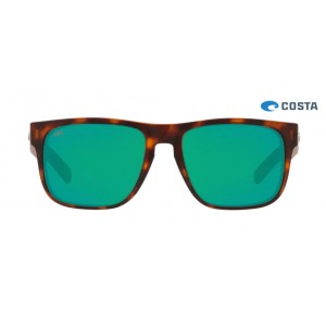 Costa Spearo Matte Tortoise frame Green lens Sunglasses