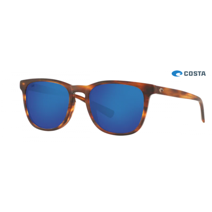 Costa Sullivan Matte Tortoise frame Blue lens Sunglasses