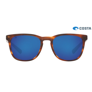 Costa Sullivan Matte Tortoise frame Blue lens Sunglasses