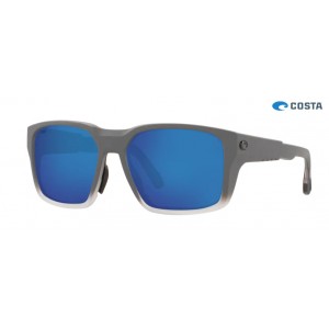 Costa Tailwalker Matte Fog Gray frame Blue lens Sunglasses