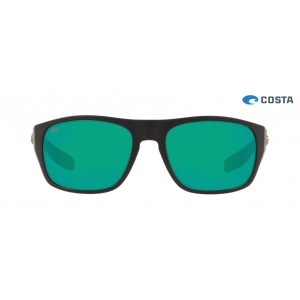 Costa Tico Matte Black frame Green lens Sunglasses