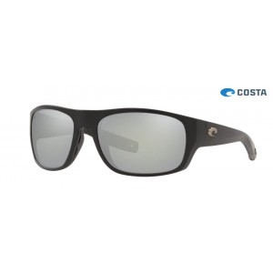 Costa Tico Matte Black frame Grey Silver lens Sunglasses