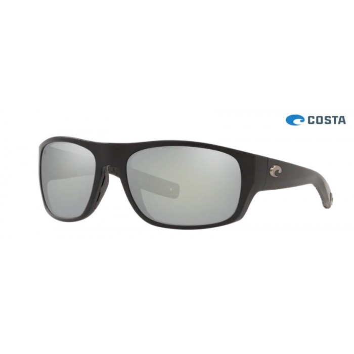 Costa Tico Matte Black frame Grey Silver lens Sunglasses