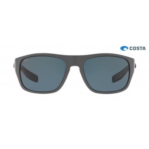 Costa Tico Matte Gray frame Grey lens Sunglasses