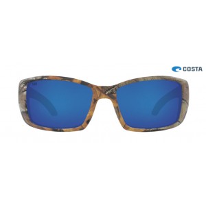 Costa Blackfin Realtree Xtra Camo Orange Logo frame Blue lens Sunglasses