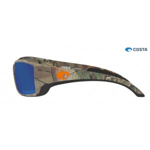 Costa Blackfin Realtree Xtra Camo Orange Logo frame Blue lens Sunglasses