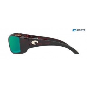 Costa Blackfin Tortoise frame Green lens Sunglasses