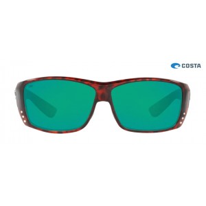 Costa Cat Cay Tortoise frame Green lens Sunglasses