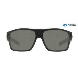 Costa Diego Matte Black frame Gray lens Sunglasses