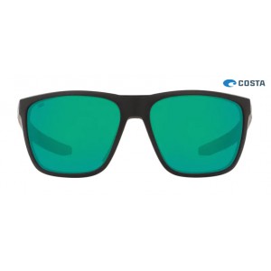 Costa Ferg Matte Black frame Green lens Sunglasses