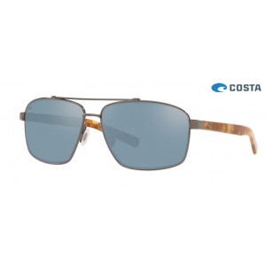 Costa Flagler Gunmetal frame Gray Silver lens Sale Sunglasses