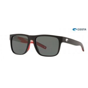 Costa Freedom Series Spearo Matte Usa Black frame Grey lens Sunglasses