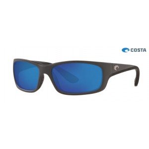 Costa Jose Matte Gray frame Blue lens Sunglasses