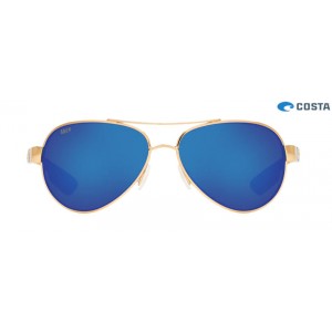 Costa Loreto Rose Gold frame Blue lens Sunglasses
