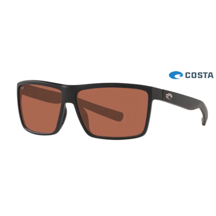 Costa Rinconcito Matte Black frame Copper lens Sunglasses