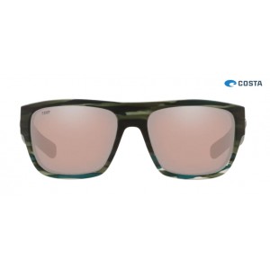 Costa Sampan Matte Reef frame Copper Silver lens Sunglasses