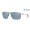 Costa Skimmer Matte Silver frame Gray Silver lens Sunglasses