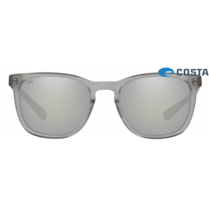Costa Sullivan Matte Gray Crystal frame Gray Silver lens Sunglasses
