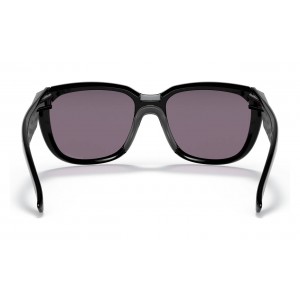 Oakley Rev Up Polished Black Frame Prizm Grey Lens Sunglasses