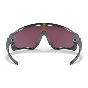 Oakley Jawbreaker Matte Black Dark Grey Fade Frame Prizm Road Black Lens Sunglasses