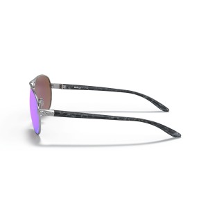 Oakley Feedback Gray Frame Prizm Sapphire Polarized Lens Sunglasses