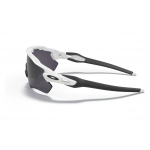 Oakley Radar Ev Path Polished White Frame Prizm Black Polarized Lens Sunglasses