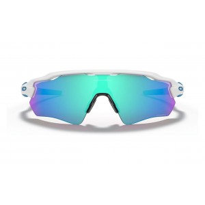 Oakley Radar Ev Path Polished White Frame Prizm Sapphire Lens Sunglasses