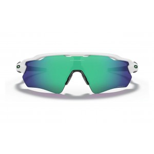 Oakley Radar Ev Path Polished White Frame Prizm Jade Lens Sunglasses