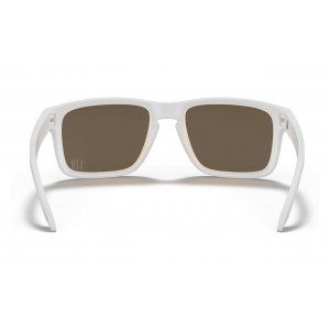 Oakley Limited Edition Super Bowl Liv Holbrook Matte White Frame Prizm 24K Polarized Lens Sunglasses