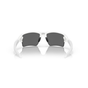 Oakley Flak 2.0 Xl Polished White Frame Light Prizm Black Polarized Lens Sunglasses