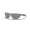 Oakley Half Jacket 2.0 Low Bridge Fit Silver Frame Slate Iridium Lens Sunglasses