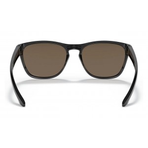 Oakley Manorburn Polished Black Frame Prizm Rose Gold Lens Sunglasses