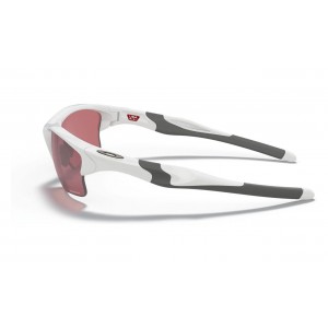 Oakley Half Jacket 2.0 Xl Polished White Frame Prizm Dark Golf Lens Sunglasses