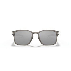Oakley Latch Square Low Bridge Fit Matte Grey Ink Frame Prizm Black Lens Sunglasses
