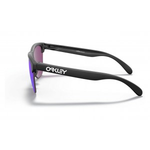 Oakley Frogskins Lite Matte Black Frame Prizm Violet Lens Sunglasses