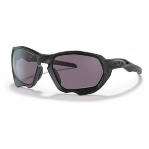 Oakley Plazma Matte Black Frame Prizm Grey Lens Sunglasses