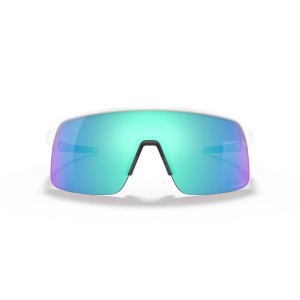Oakley Sutro Lite Matte White Frame Prizm Sapphire Lens Sunglasses