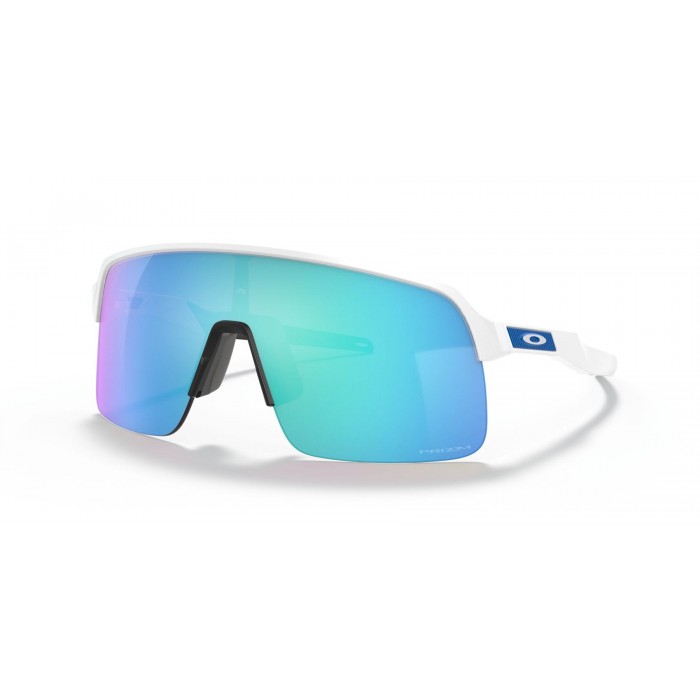 Oakley Sutro Lite Matte White Frame Prizm Sapphire Lens Sunglasses