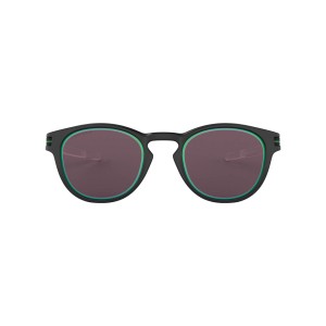 Oakley Latch Low Bridge Fit Borderline Matte Black Frame Prizm Grey Lens Sunglasses