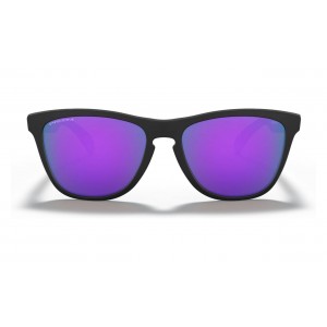 Oakley Frogskins Matte Black Frame Prizm Violet Lens Sunglasses