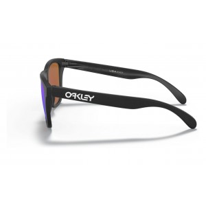 Oakley Frogskins Matte Black Frame Prizm Violet Lens Sunglasses