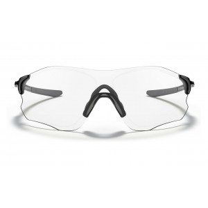 Oakley Evzero Path Polished Black Frame Clear To Black Iridium Photochromic Lens Sunglasses