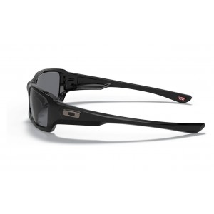 Oakley Fives Squared Polished Black Frame Grey Lens Sunglasses